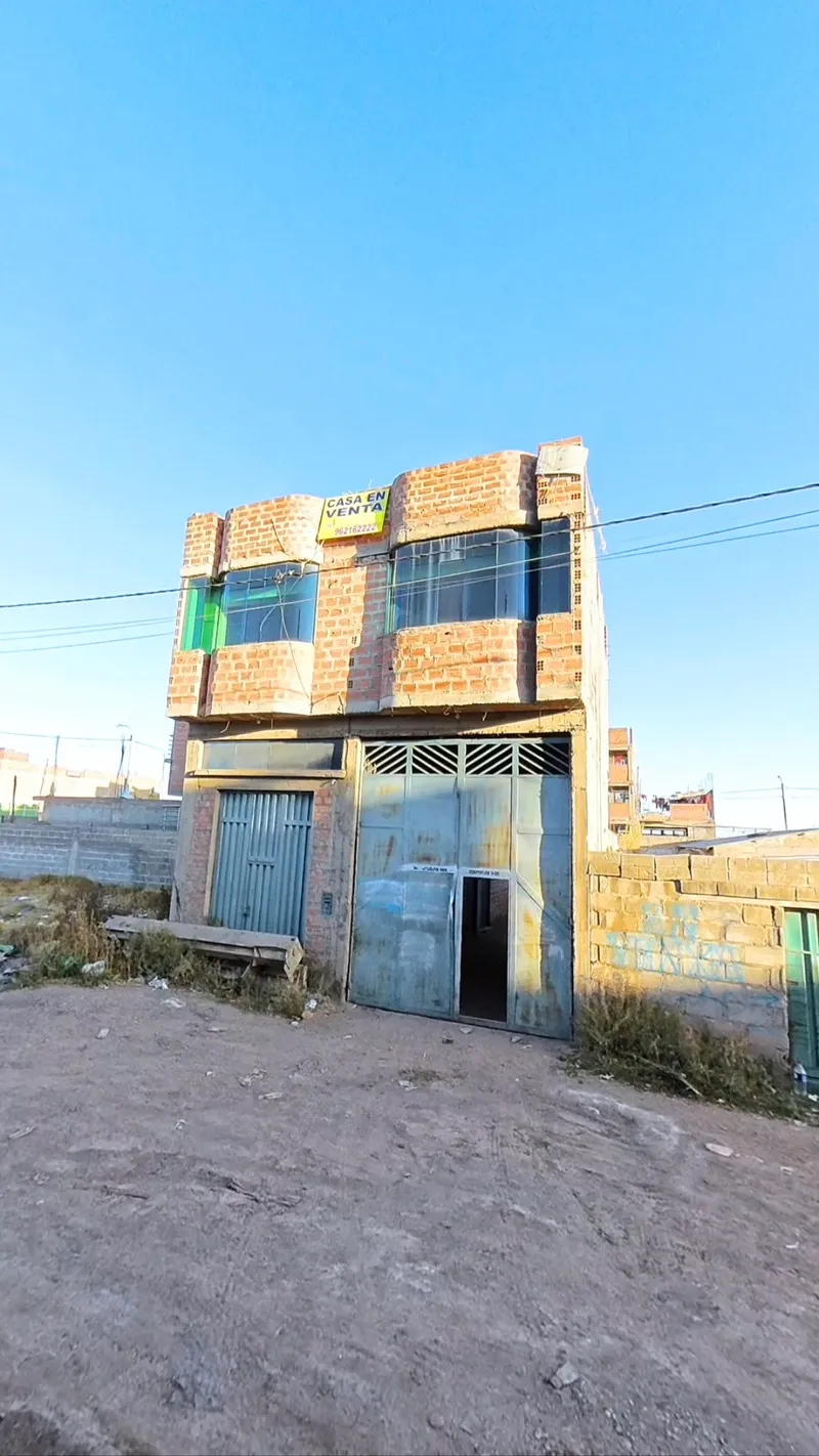 CASA DE 2 PISOS LISTO PARA VIVIR, SALIDA HUANCANE